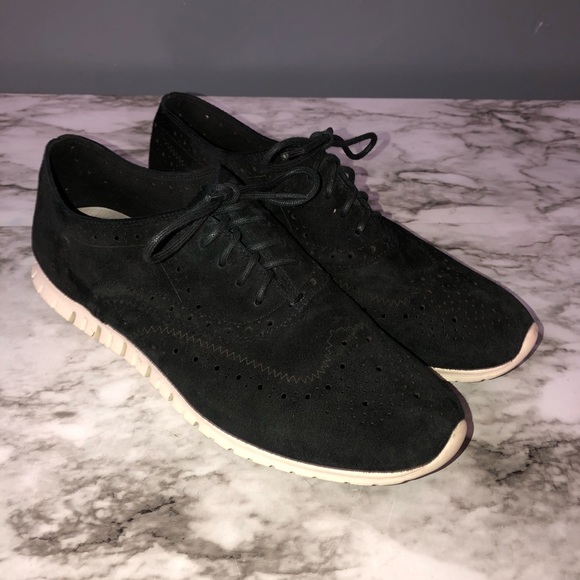 cole haan black tennis shoes